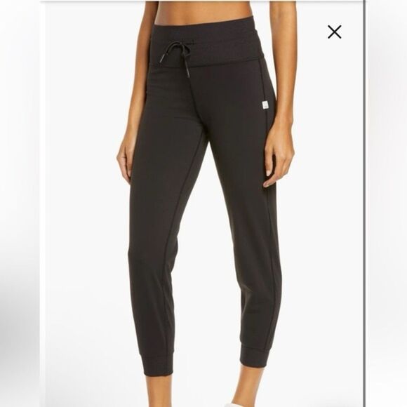 Vuori “Daily jogger” Black high waisted taper Medium #711 - Picture 1 of 12